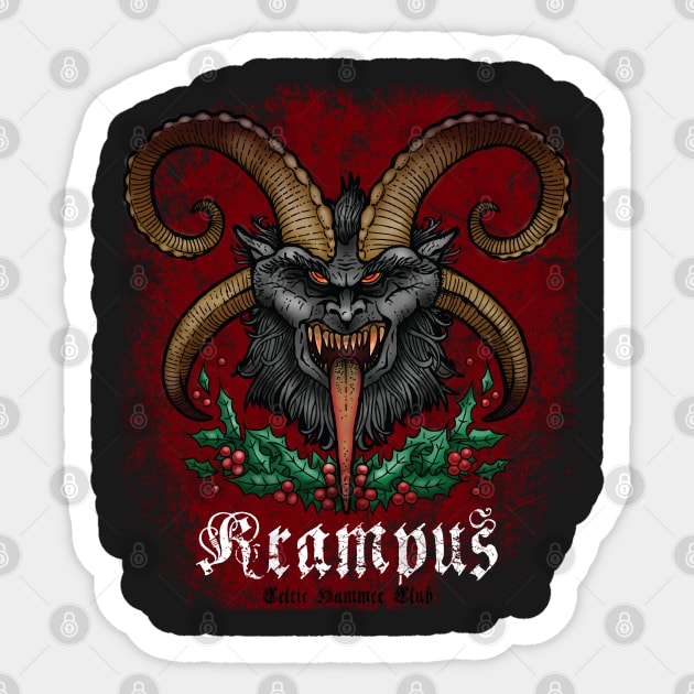 Krampus Sticker by celtichammerclub